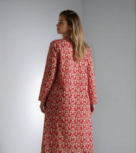 جلابية قطن مطرز