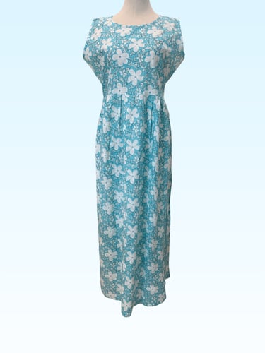 جلابية قطن مطرز قطعتين