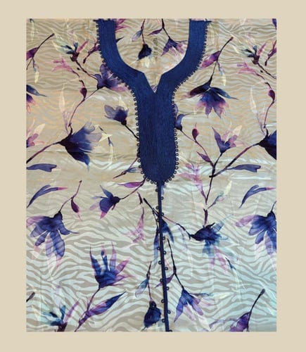 قطعة جلابية حرير