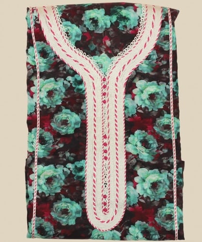 جلابية قطن تطريز قيطان