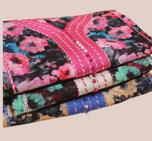 جلابية قطن تطريز قيطان