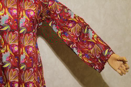 جلابية قطن تطريز يدوي قيطان