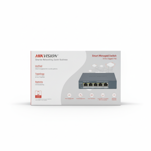 switch 4 port poe gigabit / DS-3E1505P-EI/M سويتش...