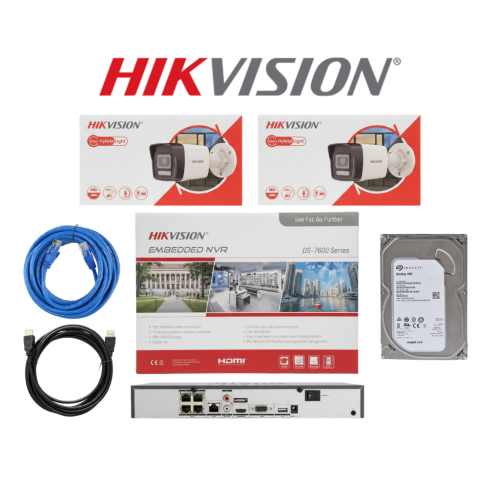 HIKVISION باقة كاميرات مراقبة ip تتكون المجموعة كم...