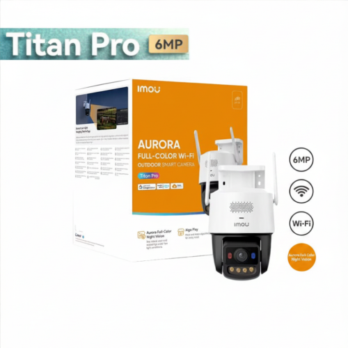 IMOU AURORA outdoor surveillance camera equipped with Power Poe wifi smart operation, 6MP resolution, 360-degree movement feature,...