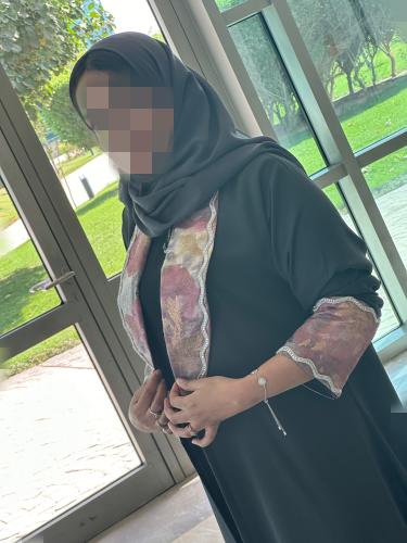 عباية رمادي ياباني