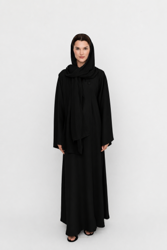 كريب ساده أسود
