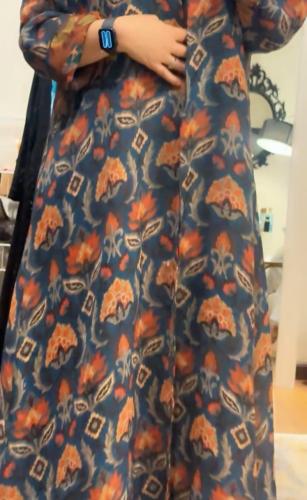 عبايه لنن دبل فيس