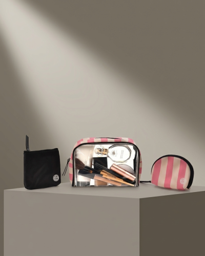 مجموعة حقائب مستحضرات التجميل 3 قطع من ECGO ملحقات...