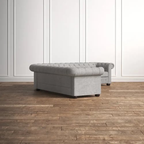 كنب حرف ال كتان وخشب سويدي - تصميم كلاسكي – 300×30...