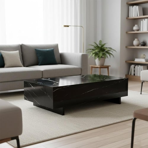 طاولة قهوة رخام - 117×45×45 سم