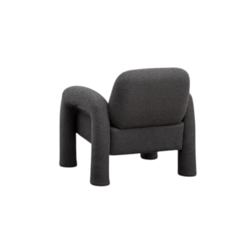 طقم كراسي بذراعين بوكلية وخشب سويدي – 82×77×83 سم