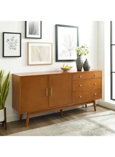 كونسول خشب لون بني – 150×35×90 سم