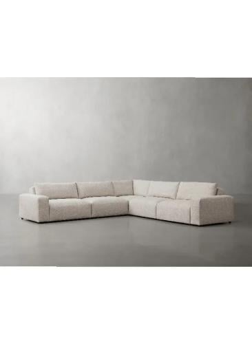 كنب حرف ال ريجال فيلفيت لونجر خشب سويدي – مخمل – ب...