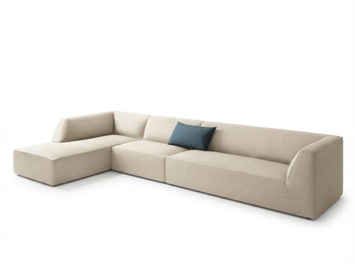 كنب حرف ال خشب سويدي – قماش مخمل - 280x200x70x80 س...