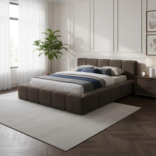 Wood Chanel Horizon Comfort Bed – Brown