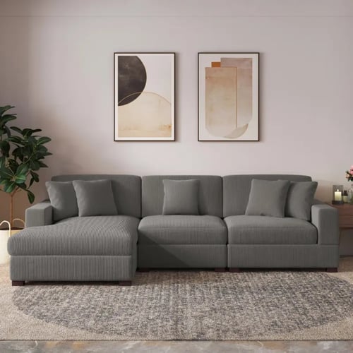 كنب حرف حرف ال كوردروي وخشب سويدي – 300×170×85 سم