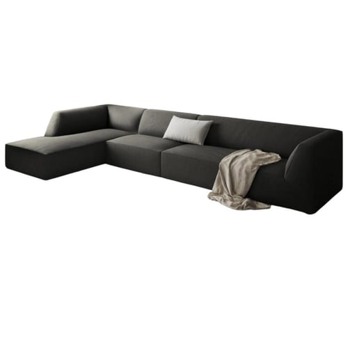 كنب حرف ال خشب سويدي – قماش مخمل - 280x200x70x80 س...