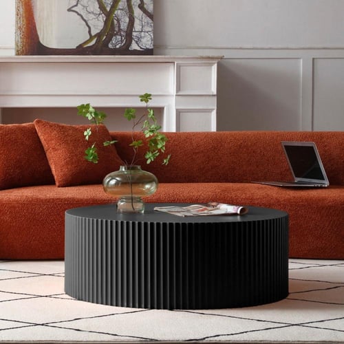 طاولة قهوة خشب MDF - 87×80×40 سم