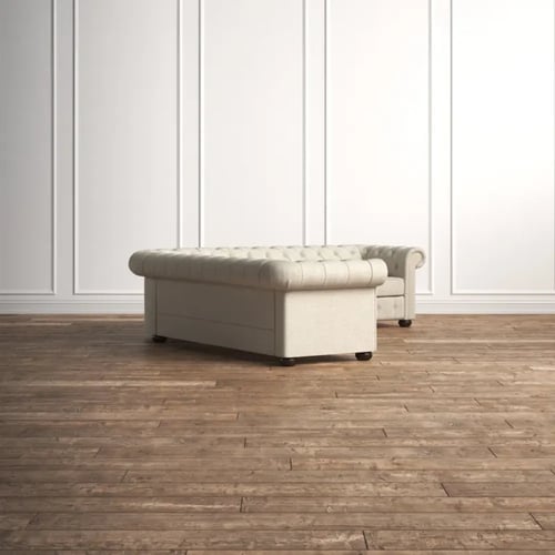 كنب حرف ال كتان وخشب سويدي - تصميم كلاسكي – 300×30...