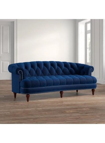كنبة مخمل - خشب سويدي - رويال إيسنس إيز - 220x80x8...