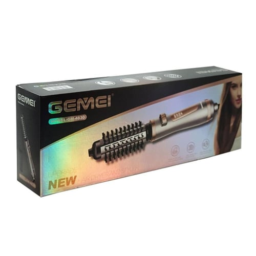 فرشاة تصفيف دوارة و مجفف الشعر من gemei