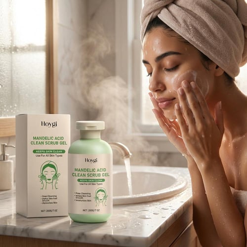 جل مقشر للجسم لتقشير لطيف لإزالة الجلد الميت وفتح...