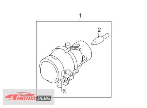 كشاف ضباب امامي يمين هونداي النترا 2006-2000 اصلي...
