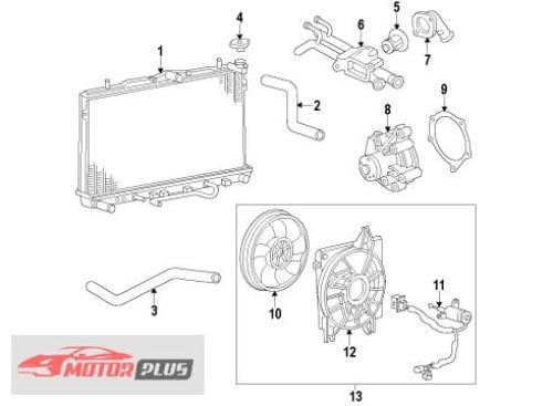 هواية رديتر هونداي النترا 2012-2006 اصلي وكاله