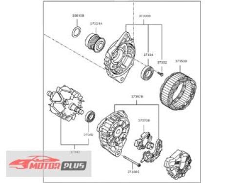 دينمو مكينة كيا سيراتو 2012-2013 تجاري