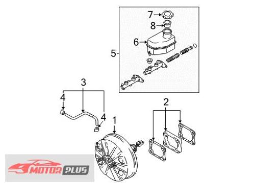 علبة فرامل هونداي النترا 2006-2000 اصلي وكاله