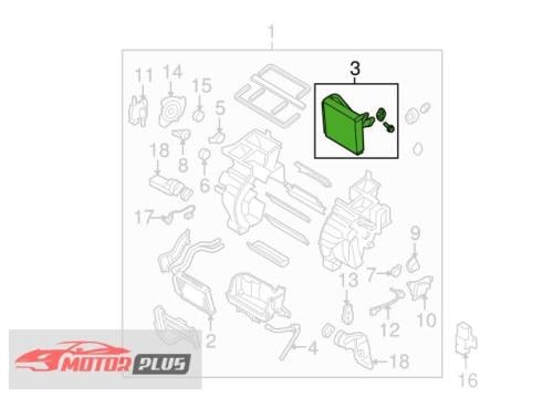 ثلاجة مكيف هونداي النترا 2010-2007 بديل تجاري