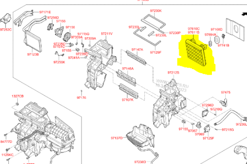 ثلاجة مكيف هونداي اكسنت 2020-2018 بديل تجاري
