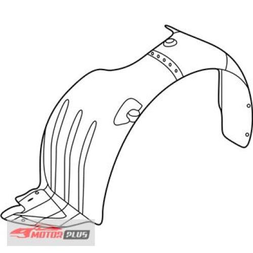 بطانة رفرف امامي يمين هونداي النترا 2015-2011 اصلي...