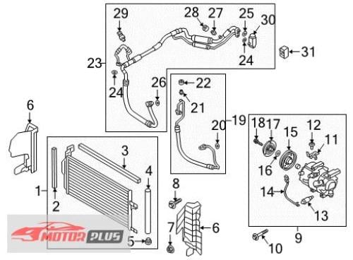 كمبروصر مكيف كيا النترا 2020-2000 بديل تجاري
