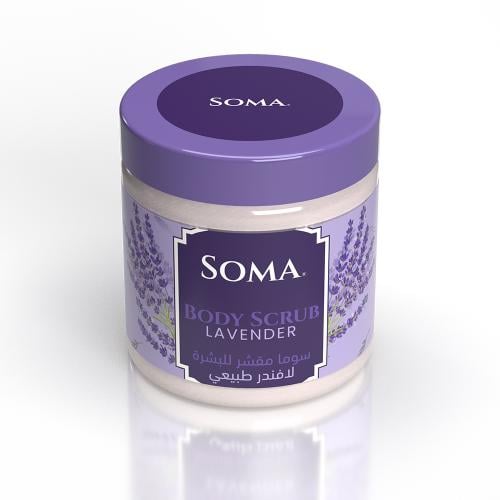 سوما مقشر للبشرة 500جرام لافندر