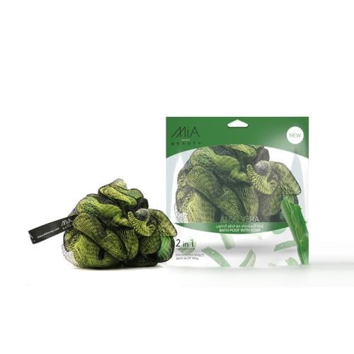 ميا لوفة الاستحمام بقطع صابون الصبار الطبيعي 120 ج...