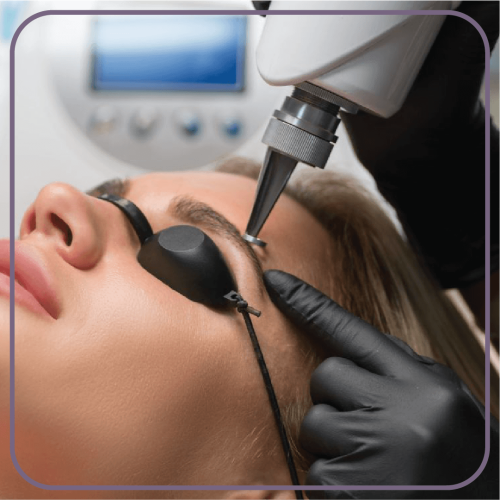 جلسة تشقير الحواجب بدون رتوش