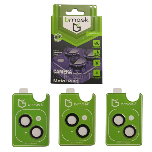 عدسة حماية كاميرا ملونة ايفون 14 بلس