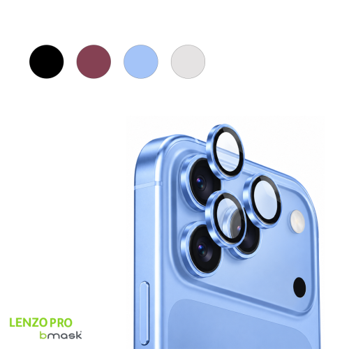 Lenzo Pro Colored Camera Lens Protector for iPhone 18 Pro
