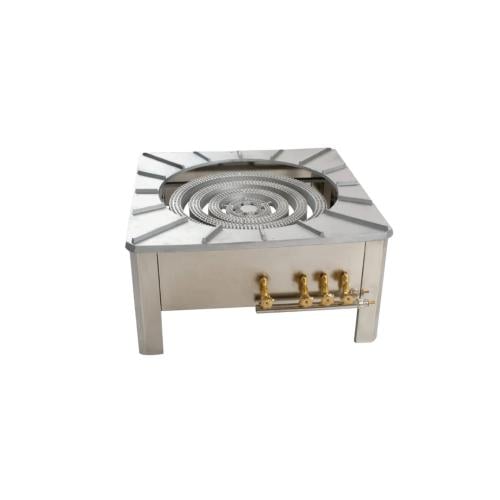 موقد ذبايح ابيض كبير وصغير