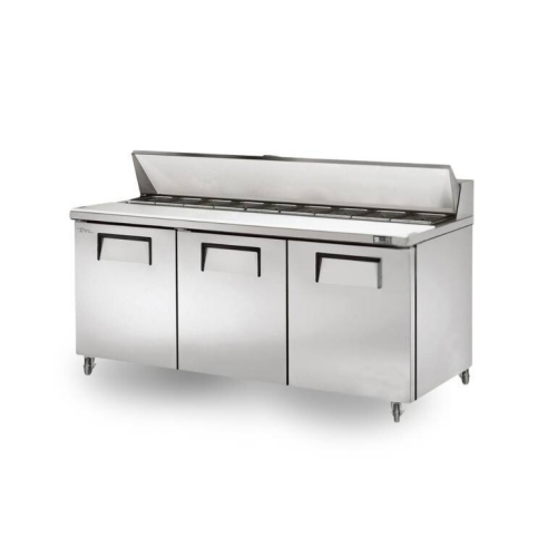 ثلاجة بيتزا ستيل 185 سم تي إم صيني TM