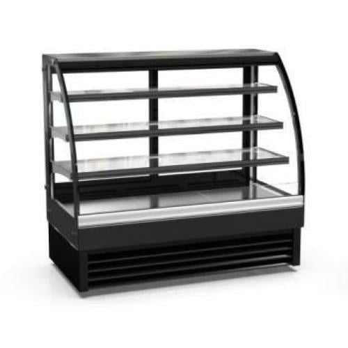 ثلاجة عرض حلويات استانلس أستيل 304 مقاس 90 سم