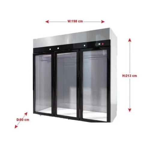 ثلاجه لحوم 3 باب