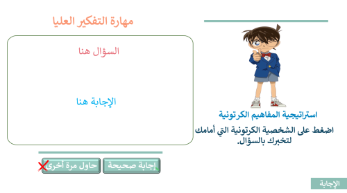 استراتيجية المفاهيم الكرتونية