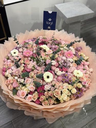 باقة مكس بيبي روز