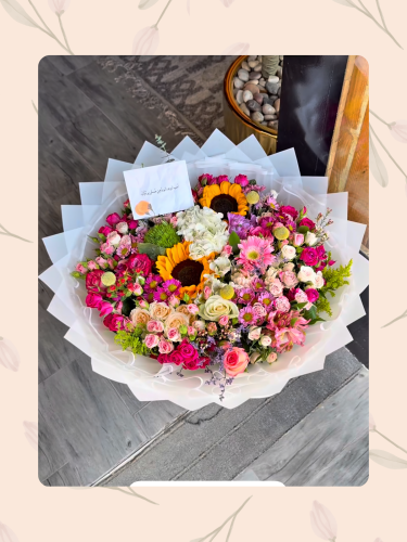 باقة مكس البيبي روز