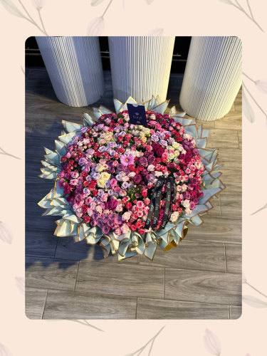 باقة مكس بيبي روز