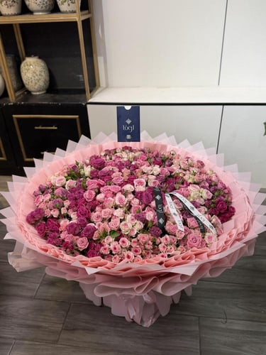 باقة مكس بيبي روز