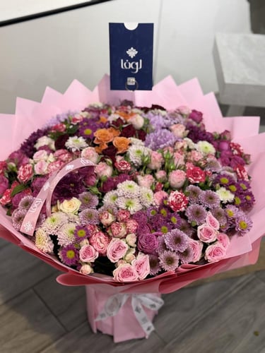 باقة مكس بيبي روز